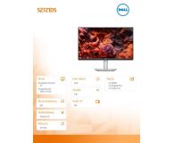 Dell 27'' S2721DS 210-AXKW Srebrny - 1465475 - zdjęcie 3
